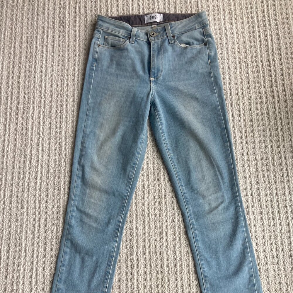 Medium Wash Paige Skinny Jeans